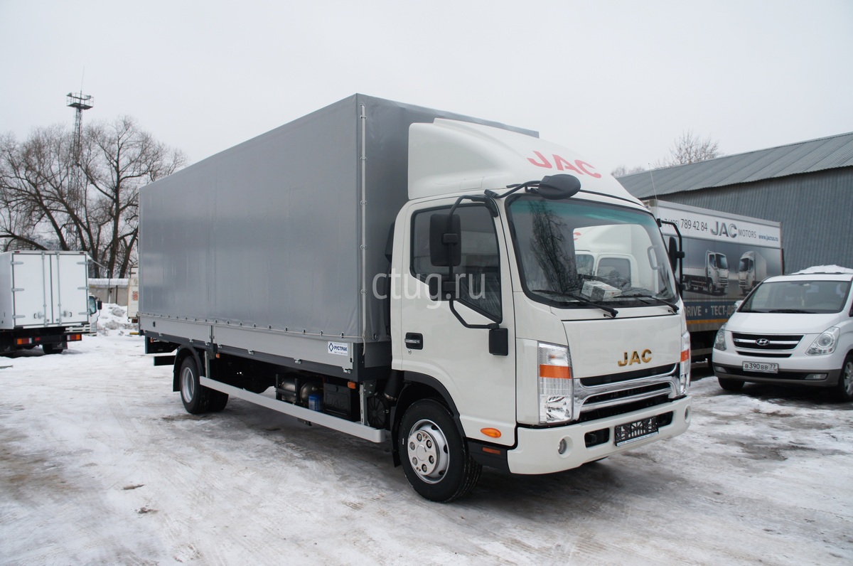 JAC N90 бортовой с тентом